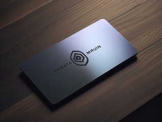 Professional Business Card Mockup - AI Generated
