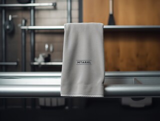 Functional Gym Towel Mockup for Fitness and Sports - AI Generated