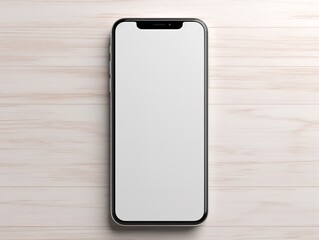 Modern Mobile Phone Mockup for App Display - AI Generated