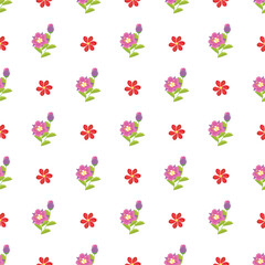 Free vector colorful floral background