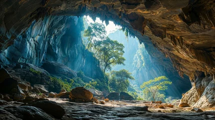 Behangcirkel Hpa-An's limestone caves, Myanmar © Patrick