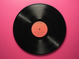 Vintage Vinyl Record Mockup for Music Enthusiasts - AI Generated
