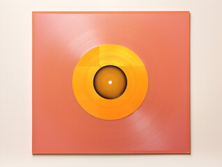 Vintage Vinyl Record Mockup for Music Enthusiasts - AI Generated