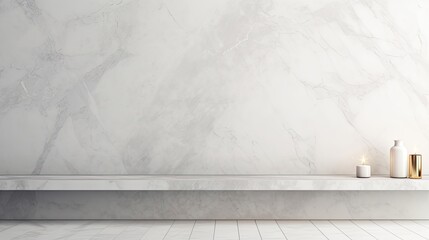 Luxury white marble background. Modern banner - obrazy, fototapety, plakaty