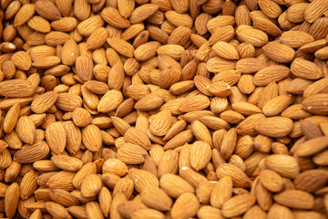 Bunch of Raw Almonds