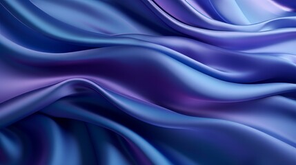 Obraz premium Blue and Purple Wavy Lines Background