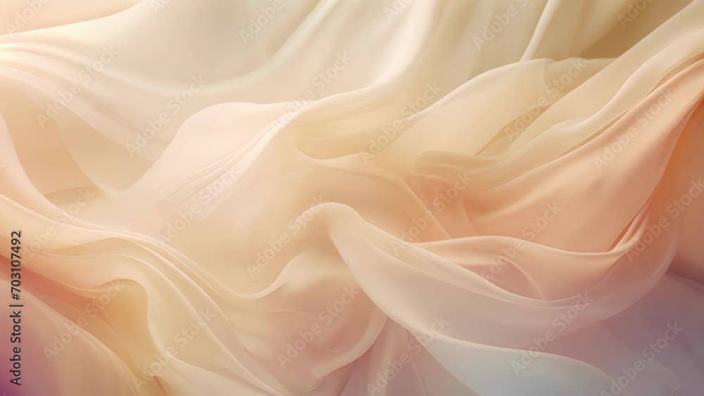 Poster creamy perfection captured in a captivatingly dreamlike convergence of soft dreamy motion and mesmer