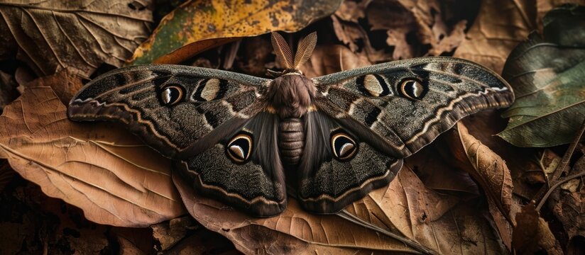 The Ascalapha odorata Black Witch moth