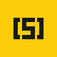 LETTER S ICON LOGO VECTOR