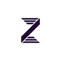 LETTER Z ICON LOGO VECTOR