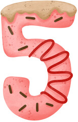 Valentine Dessert Alphabet Font Set