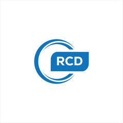 RCD letter design for logo and icon.RCD typography for technology, business and real estate brand.RCD monogram logo.