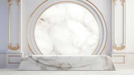 Fototapeta na wymiar Luxury white marble background. Modern banner 