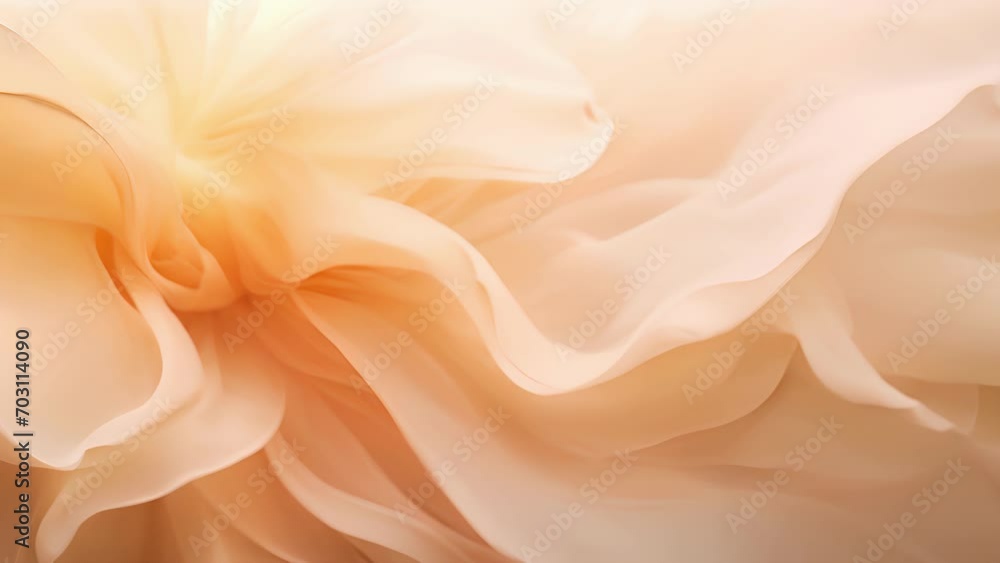 Poster Creamy perfection captured in a captivatingly dreamlike convergence of soft dreamy motion and mesmerizing textures that dissolve into one another.