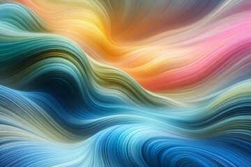 Colorful wave wallpaper background images that look amazing to the eye with AI generated