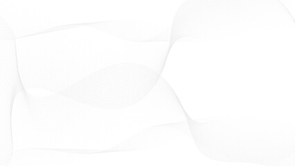 Vector Illustration of the gray pattern of lines abstract background. Modern vector background with black wavy lines.
