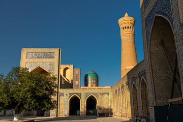 Inner courtyard of Kalyan Mosque, part of the Po-i-Kalyan, Bukhara, Uzbekistan