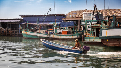 Koh Kong, Cambodia - January 4th 2024 - Koh Sdach island of Cambodia.