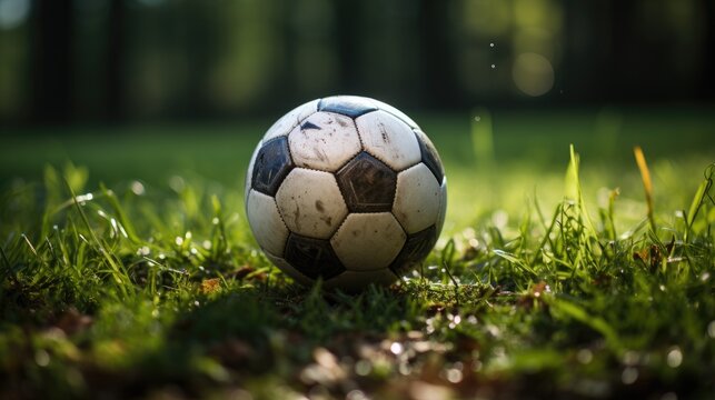 Soccer Ball on green grass