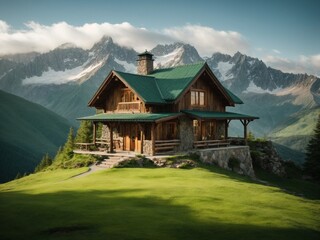 swiss alpine hut