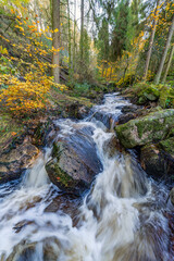 waterfall in the forest, Wyming Brook
