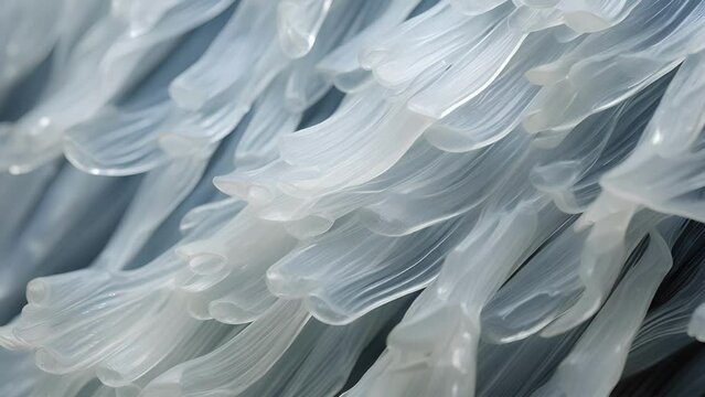 A closeup of a krills intricate body structure, designed for survival in the subzero waters of the Southern Ocean and serving as a vital food source for numerous polar species.