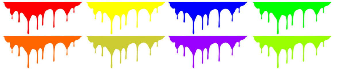 Obraz premium Liquid Multi Colors drop design Stroke. Gradient colorful abstract Isolated.