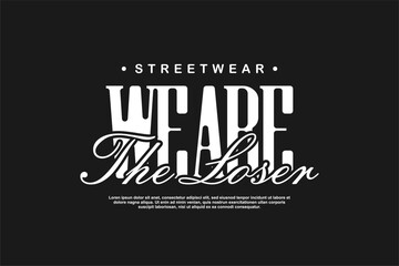 Fototapeta na wymiar Vector streetwear design ideas concept vector graphic tee design suitable for printing