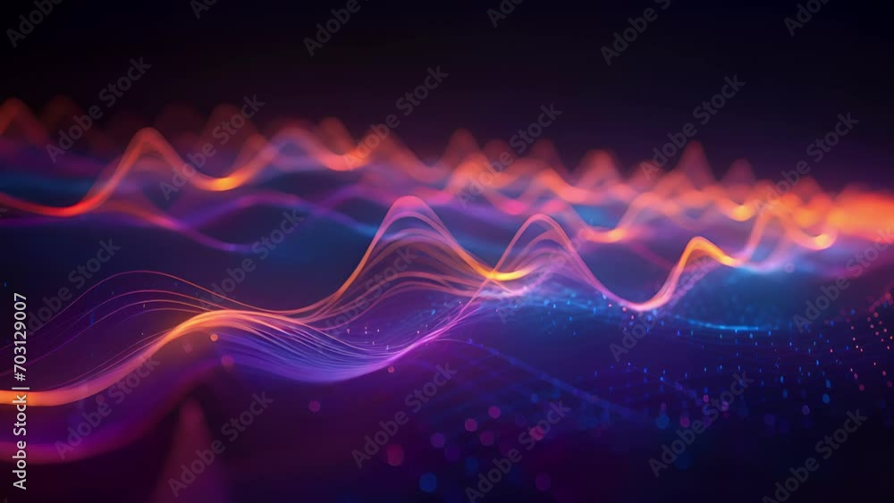 Poster a symphony of sound waves, each representing a different model, combining to create a harmonious mel