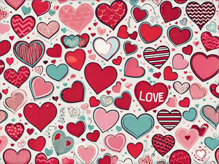 Love themed vector illustrations