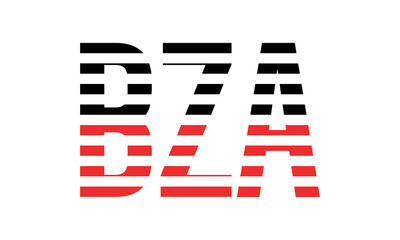 BZA three initial letter iconic line negative space minimal logo design vector template. monogram, abstract, wordmark, business, typography, minimalist, brand, company, flat, modern, unique, simple