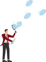 Blowing, Bubble, Demolished, Exploding, Bubble Gum, Businessman,