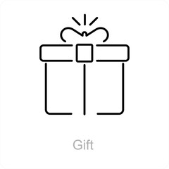 Gifts and presents icon concept