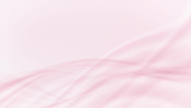 Abstract pink wave. Air, water and wind. Line wave background. Loop video animation.(075)