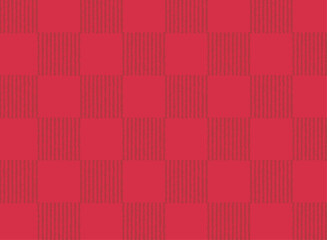シンプルな赤のタイル柄シームレスなパターン