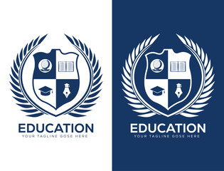 University and college school crests and logo emblems	