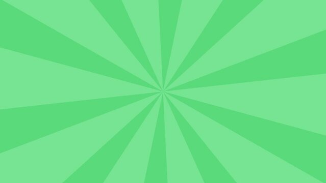 Spiral geometric abstract 2D animation spin visual effect shape pattern background optical illusion motion graphics digital art green