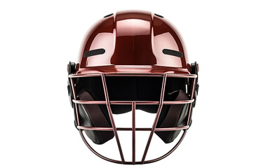 Cricket Helmet Grill On Transparent Background.