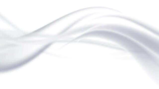 Abstract silver wave. Air, water and wind. Line wave background. Loop video animation.(075)