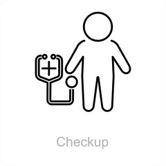 Checkup and doctor icon concept