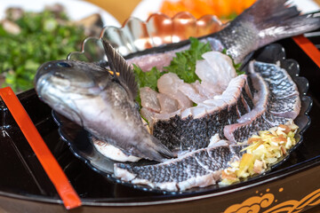 日本の刺身　和食イメージ