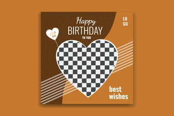  new birthday card birthday template invitation banner design