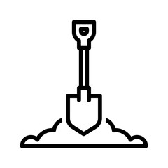 Black line icon for Entrenched