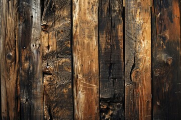 Weathered barn wood texture with knots and grain.