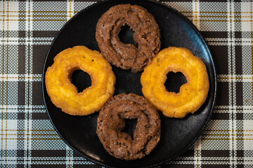 手作りのドーナツ