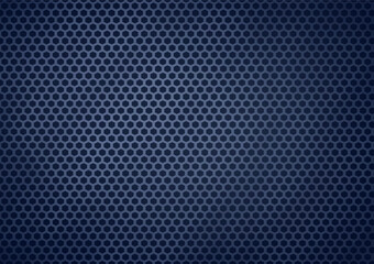 Blue and black gradient blurred abstract background Create interest with a carbon metallic mesh pattern. Can be used in media design.