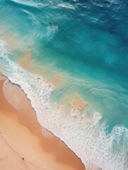 Fototapeta na wymiar Vacation Vibes: Aerial Beach Views Wall Prints Collection