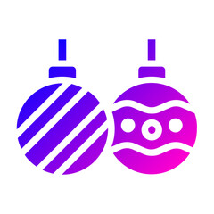 christmas balls icon