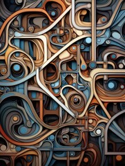 Fractal Designs: Exploring the Confluence of Mathematics and Art