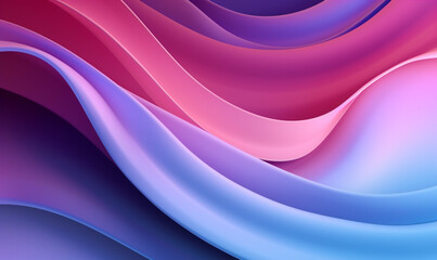 Pastel abstract paper cut wave with multi layers color texture. Vibrant colors smooth gradient for...